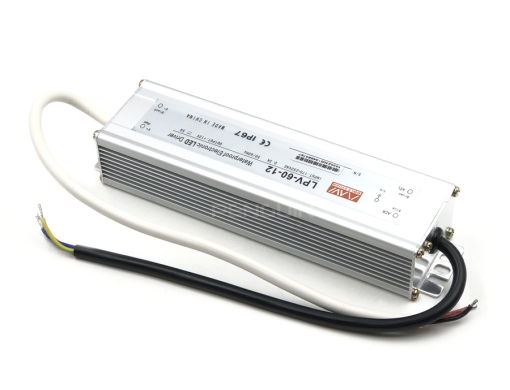 LPV-60-12 | Waterproof LED Driver 12V(5A) 60W สำหรับไฟ LED กันน้ำ