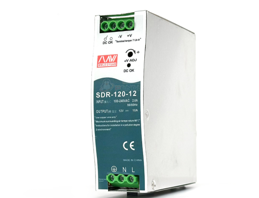Rail Type Switching Power Supply 12V (10A) 120W แบบ Single Output DC รุ่น SDR-120-12