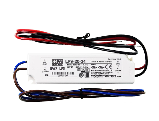 Mean Well LPV-20-24 Power Supply 24V 0.84A 20W IP67