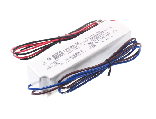 Mean Well LPV-35-24 Power Supply 24V 1.5A IP67 Waterproof