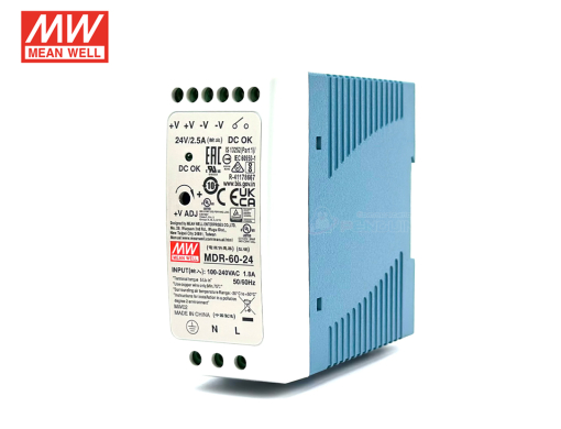 Rail Type Switching Power Supply 24V (60W) MEANWELL รุ่น SDR-120-24