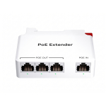 PoE Extender 1 เข้า 3 ออก | 10/100M | แบบยึดราง รุ่น DG103B