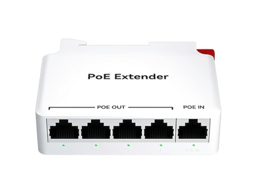 PoE Extender เข้า 1 ออก 4 (ยึดรางปีกนก) รุ่น DG104B PoE Extender เข้า 1 ออก 4 (ยึดรางปีกนก) รุ่น DG104B รองรับ IEEE 802.3af/at 10/100Mbps