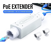 PoE Extender 1 Port 100Mbps กันน้ำ ขยายระยะ PoE เพิ่ม 100 เมตร PoE Extender 1 Port 100Mbps กันน้ำ ขยายระยะ PoE เพิ่ม 100 เมตร