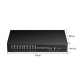 PoE Switch 16 Port 10/100 + 2 Gigabit Uplink + 1 SFP กำลังรวม 200W