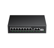 Gigabit PoE Switch 8 Port + 2 Uplink + 1 SFP | 120W | 802.3af/at | HX-X0803PEG
