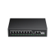 Gigabit PoE Switch 8+2+1 SFP 120W | HX-X0803PEG สวิตช์ PoE Gigabit 8 พอร์ต + 2 Uplink + 1 SFP รุ่น HX-X0803PEG กำลัง 120W รองรับ 802.3af/at