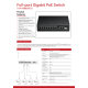 Gigabit PoE Switch 8+2+1 SFP 120W | HX-X0803PEG สวิตช์ PoE Gigabit 8 พอร์ต + 2 Uplink + 1 SFP รุ่น HX-X0803PEG กำลัง 120W รองรับ 802.3af/at