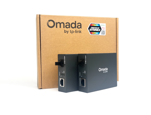 แพ็คคู่ Omada MC211CS-2 + MC212CS-2 Gigabit WDM Media Converter Single-Mode SC/UPC ระยะ 2Km
