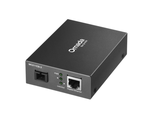 Omada MC211CS-2 Gigabit WDM Media Converter Single-Fiber SC 2km