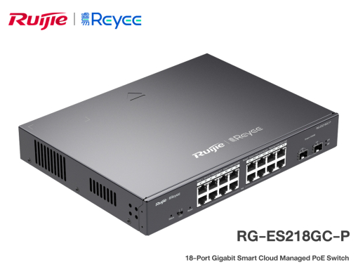 Reyee RG-ES218GC-P | Full Gigabit Smart Cloud Managed PoE Switch 18 Port