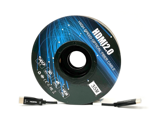 สาย HDMI ไฟเบอร์ออปติก (AOC) 4K 60Hz Version 2.0 ยาว 35 เมตร