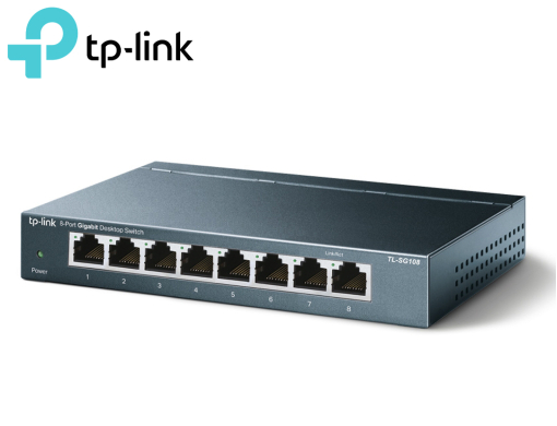 Gigabit Ethernet Switch 8 Port TP-LINK รุ่น TL-SG108