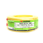 สายไฟ YAZAKI 60227 IEC 01 THW 1x2.5 ตร.มม. สีเหลือง ยาว 100 เมตร