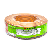 YAZAKI สายไฟ 60227 IEC 01 THW 1x4 (สีน้ำตาล) ม้วน 100 เมตร