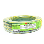 สายไฟ YAZAKI THW 1x6 สีเขียว/เหลือง ยาว 100 เมตร