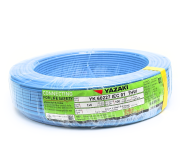 สายไฟ YAZAKI THW 1x6 สีฟ้าอ่อน ยาว 100 เมตร