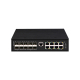 Gigabit Industrial L2 Managed Switch 8 GE + 10 SFP 1.25G ยี่ห้อ hasivo รุ่น G1200W-8G-10S สวิตช์ระดับอุตสาหกรรม รองรับพอร์ต Gigabit Ethernet 8 พอร์ต และ SFP 1.25G จำนวน 10 พอร์ต เหมาะสำหรับการใช้งานในสภาพแวดล้อมที่สมบุกสมบัน พร้อมการจัดการ L2 ที่ทรงประสิทธิภาพ