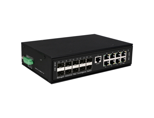 Gigabit Industrial L2 Managed Switch 8 GE + 10 SFP 1.25G ยี่ห้อ hasivo รุ่น G1200W-8G-10S สวิตช์ระดับอุตสาหกรรม รองรับพอร์ต Gigabit Ethernet 8 พอร์ต และ SFP 1.25G จำนวน 10 พอร์ต เหมาะสำหรับการใช้งานในสภาพแวดล้อมที่สมบุกสมบัน พร้อมการจัดการ L2 ที่ทรงประสิทธิภาพ