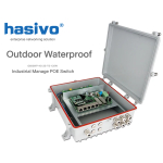 Waterproof Industrial Managed PoE Switch 4 POE + 2 SFP (IP68) กันน้ำ