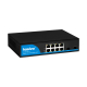 Full Gigabit PoE Switch 8 Port + 2 SFP (180W) ยี่ห้อ hasivo