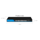 Full Gigabit PoE Switch 24 Port (10/100/1000M) ยี่ห้อ hasivo รุ่น S2800P-24G-2TS รองรับ 24 พอร์ต PoE และ 2 พอร์ต Uplink พร้อมพอร์ต SFP สำหรับการเชื่อมต่อที่รวดเร็ว มีการจ่ายไฟสูงสุด 300W