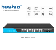Full Gigabit Smart Managed Web Switch 26 Port + 2 SFP Full Gigabit Smart Managed Web Switch 26 Port + 2 SFP