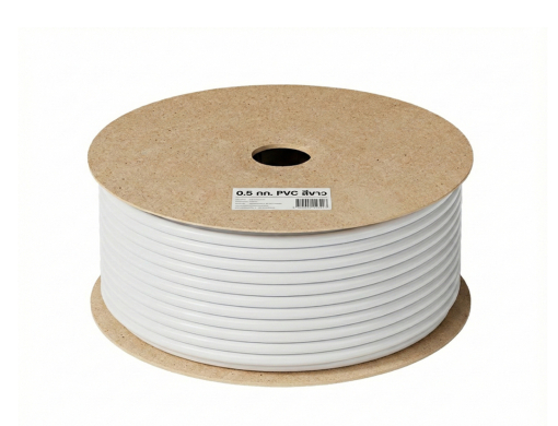 ปลอกเครื่องพิมพ์สายไฟ PVC สีขาว น้ำหนัก 0.5 กก./ม้วน