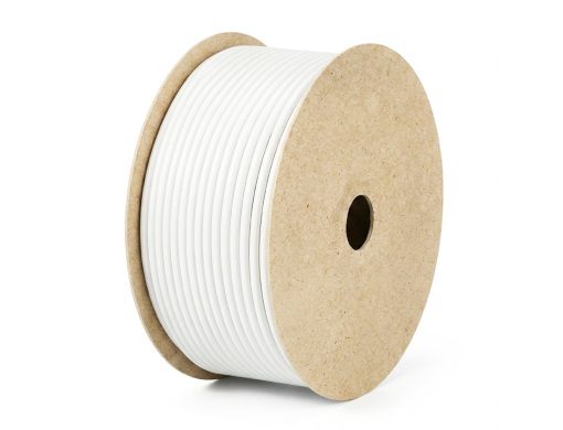 ปลอกเครื่องพิมพ์สายไฟ PVC สีขาว ม้วน 0.5 กก. (เลือกหน้าตัดสาย)