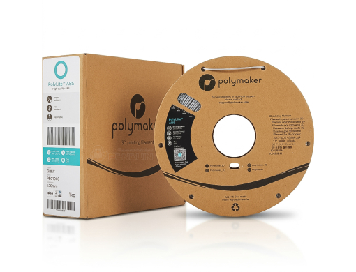 Polymaker PolyLite ABS Grey PE01003 – เส้นพลาสติก ABS สีเทา 1.75 มม. เส้นพลาสติก Polymaker PolyLite ABS Grey PE01003 สีเทา ขนาด 1.75 มม. น้ำหนัก 1 กก. สำหรับเครื่องพิมพ์ 3 มิติระบบ FDM