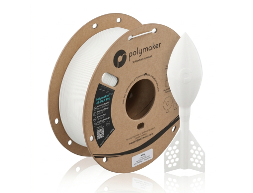 Polymaker HT-PLA Pro White PA20002 – เส้นพลาสติก 3D Printer สีขาว เส้นพลาสติก Polymaker HT-PLA Pro White PA20002 สีขาว ขนาด 1.75 มม. น้ำหนัก 1 กก. สำหรับเครื่องพิมพ์ 3 มิติระบบ FDM