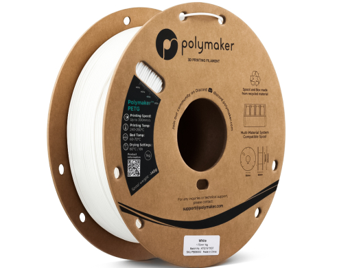 เส้นพลาสติก 3D Printer Polymaker PETG High-Speed สีขาว ขนาด 1.75mm น้ำหนัก 1kg 