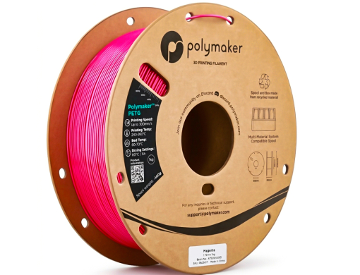 Polymaker PETG Magenta PB05017 1.75mm 1kg Polymaker PETG Magenta (ชมพูอมม่วง)