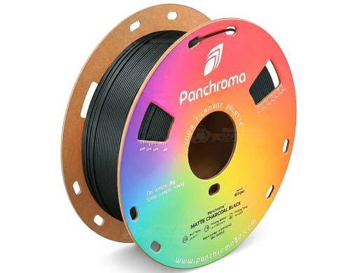 Panchroma™ Matte PLA – Matte Charcoal Black 1.75mm 1KG Spool Panchroma Matte PLA Matte Charcoal Black 1.75mm 1KG Filament for 3D Printing