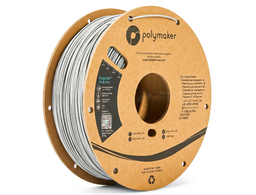 PolyLite PLA Pro 1.75mm สีเทา 1KG Polymaker PolyLite PLA Pro 1.75mm Grey 1KG Polymaker 3D Printing Filament