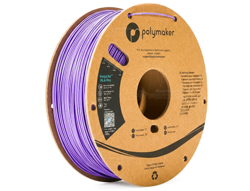 PolyLite™ PLA Pro 1.75mm 1KG สีม่วง เส้นพลาสติก 3D Printer คุณภาพสูง Polymaker