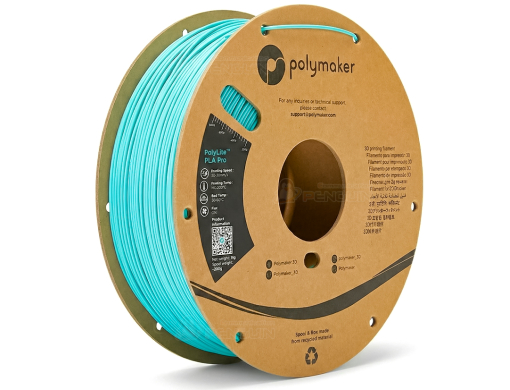 ม้วนเส้นพลาสติก Polymaker PolyLite PLA Pro สี Teal ขนาด 1.75mm น้ำหนัก 1kg