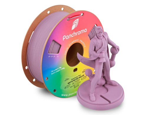 เส้นพลาสติก 3D Printer Polymaker Panchroma Matte PLA Muted Mauve CA04097 สีม่วงอมชมพูหม่น ผิวด้าน