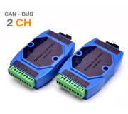 2 Channel CAN BUS Fiber Optic Converter (Industrial)