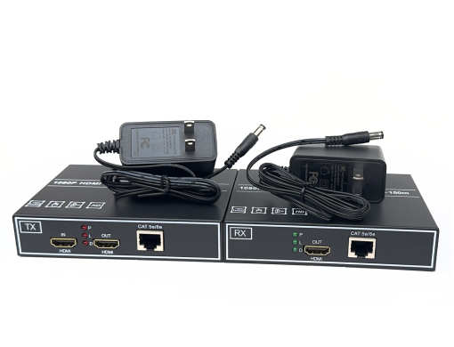กล่องแปลงสัญญาณภาพ HDMI ผ่านสายแลน HDMI Network Extender 1080P with loop out hdmi 1 Port