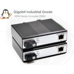 Gigabit Industrial WDM Media Converter (A+B) 20KM