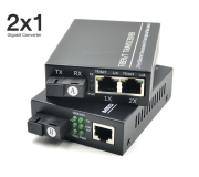 Gigabit Media Converter 2x1 (10/100/1000)