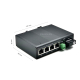 Media Converter 4 พอร์ต Gigabit พร้อม RS485 และพอร์ต WDM Fiber 20km