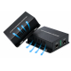 10G SFP+ OEO Media Converter (10Gbps Fiber Extender) ตัวแปลงและทวนสัญญาณไฟเบอร์ออปติก 10G SFP+ to SFP+ OEO Converter แบบ 2 พอร์ต รองรับ 10Gbps