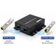 10G SFP+ OEO Media Converter (10Gbps Fiber Extender) ตัวแปลงและทวนสัญญาณไฟเบอร์ออปติก 10G SFP+ to SFP+ OEO Converter แบบ 2 พอร์ต รองรับ 10Gbps
