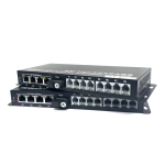 8CH PCM Telephone + 4 Port Gigabit Fiber Converter