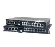 8CH PCM Telephone + 4 Port Gigabit Fiber Converter