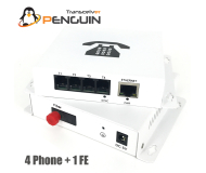 TELEPHONE OPTICAL PCM 4CH + 1 LAN