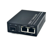 Gigabit SFP Media Switch 2 Port (10/100/1000)