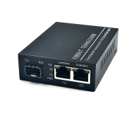 Gigabit SFP Media Switch 2 Port 10/100/100M